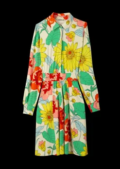 Vanilia Blouse Jurk Met Bloemenprint<Vrouw Jurken