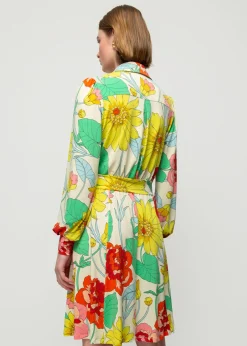 Vanilia Blouse Jurk Met Bloemenprint<Vrouw Jurken