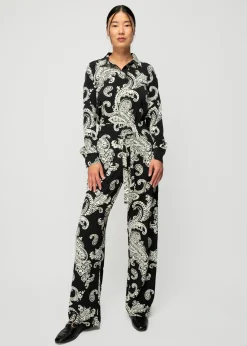 Vanilia Broek Met Paisley Print<Vrouw Broeken