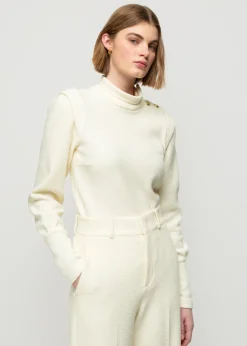 Vanilia Crinkle Structuur Pantalon<Vrouw Basics