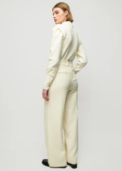 Vanilia Crinkle Structuur Pantalon<Vrouw Basics