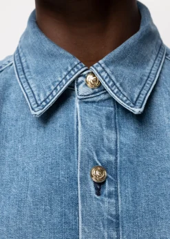 Vanilia Denim Blouse<Vrouw Two-Pieces