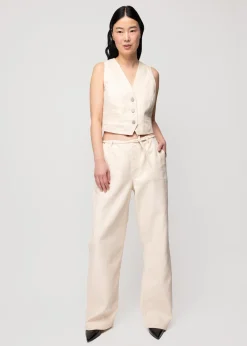 Vanilia Denim Gilet<Vrouw Colberts & Gilets