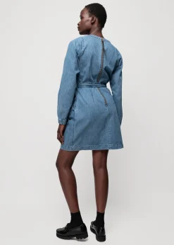 Vanilia Denim Mini Jurk<Vrouw Jurken