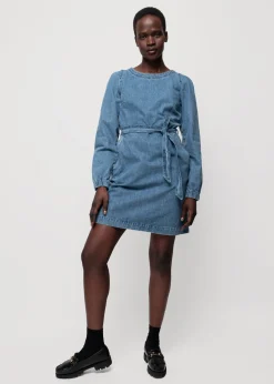 Vanilia Denim Mini Jurk<Vrouw Jurken