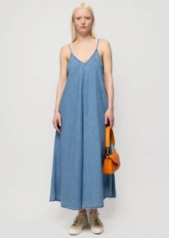 Vanilia Denim Slip Dress<Vrouw Jurken