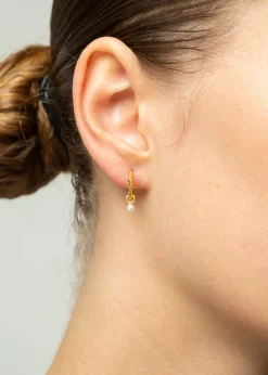 Vanilia Enamel Oorbellen Belle Met Parel<Vrouw Accessoires