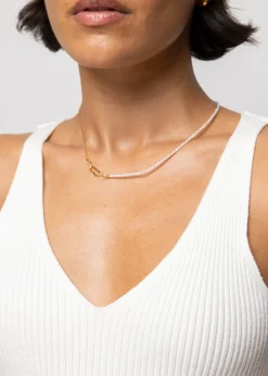 Vanilia Gebreide Rib Top Met V-Hals<Vrouw Basics