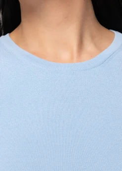 Vanilia Gebreide Top Met Korte Mouw<Vrouw Basics