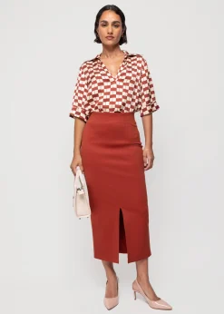 Vanilia High Tech Midi Rok<Vrouw Rokken