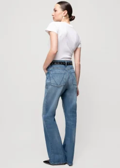 Vanilia High Waist Jeans Straight Fit<Vrouw Broeken