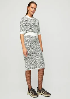 Vanilia Jacquard Gebreide Rok<Vrouw Two-Pieces