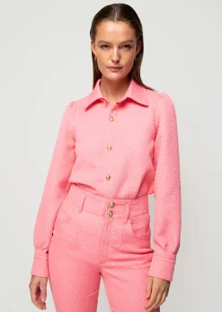 Vanilia Jacquard Geweven Blouse<Vrouw Two-Pieces