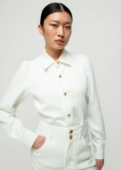 Vanilia Jacquard Geweven Blouse<Vrouw Two-Pieces