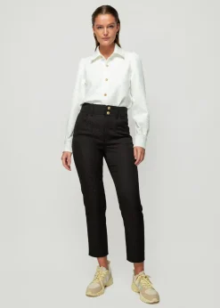 Vanilia Jacquard Geweven Broek<Vrouw Broeken