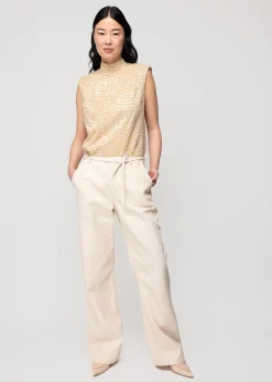 Vanilia Jacquard Viscose Top<Vrouw Tops