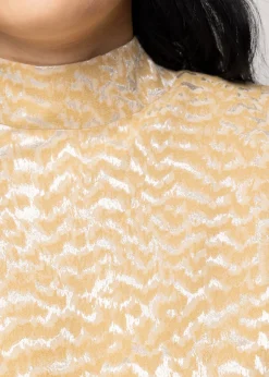 Vanilia Jacquard Viscose Top<Vrouw Tops