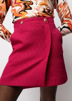 Vanilia Jacquard Wikkelrok<Vrouw Rokken