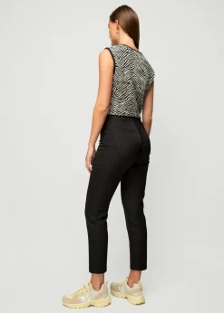 Vanilia Jacquard Zebra Top<Vrouw Tops