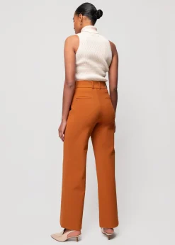 Vanilia Katoen Gebreide Top Met Col<Vrouw Tops