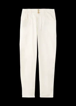 Vanilia Katoenen Broek Tapered Fit<Vrouw Basics