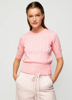Vanilia Katoenen Kabeltop<Vrouw Tops