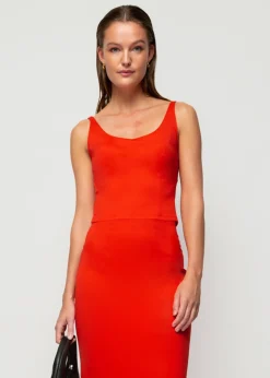 Vanilia Korte Top Met Ronde Hals<Vrouw Two-Pieces