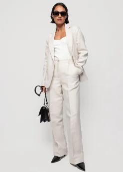 Vanilia Linnen Colbert<Vrouw Colberts & Gilets