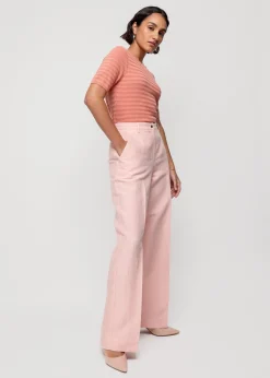 Vanilia Linnen Pantalon<Vrouw Broeken