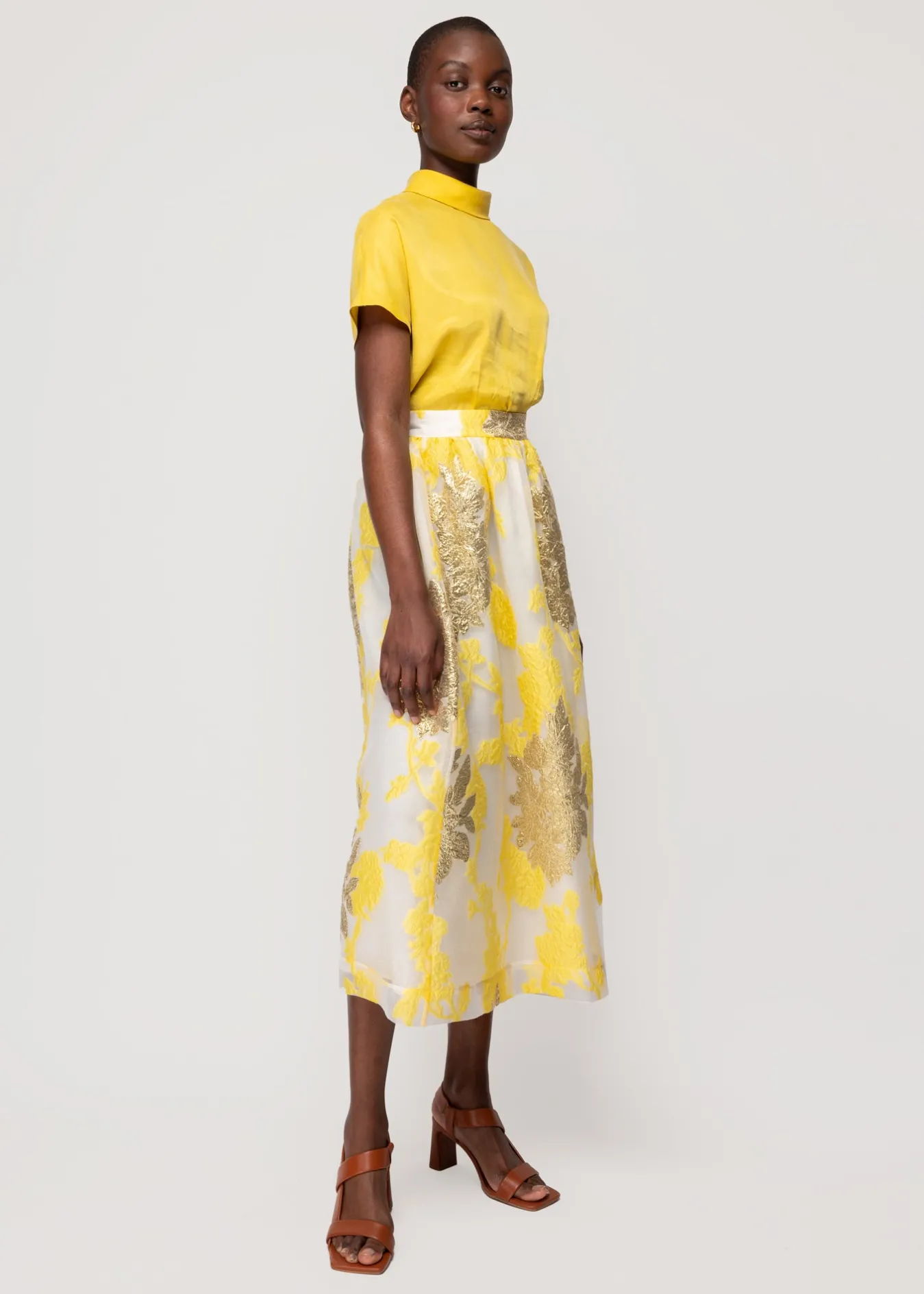 Vanilia Organza Midi Rok<Vrouw Two-Pieces