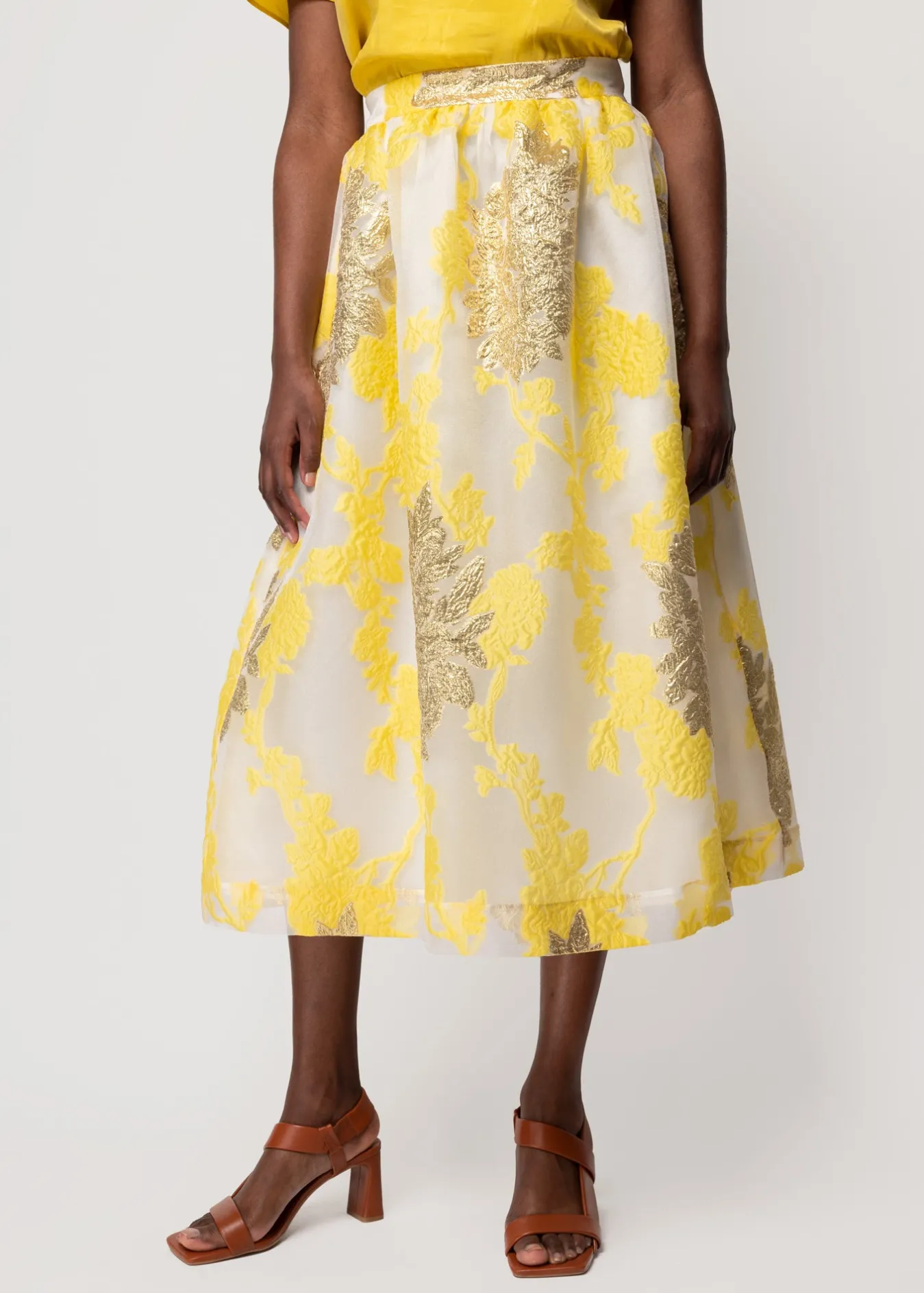 Vanilia Organza Midi Rok<Vrouw Two-Pieces