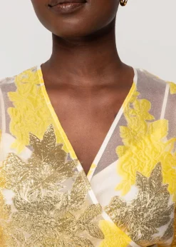 Vanilia Organza Wrap Top<Vrouw Tops