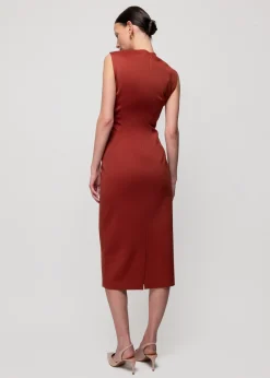 Vanilia Punto Midi Jurk<Vrouw Jurken