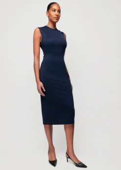 Vanilia Punto Midi Jurk<Vrouw Basics