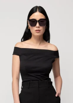 Vanilia Punto Off Shoulder Top<Vrouw Tops