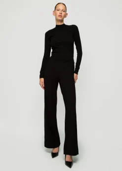 Vanilia Rib Broek Met Rechte Pijp<Vrouw Basics