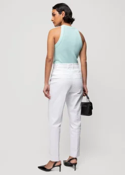 Vanilia Rib Haltertop<Vrouw Basics