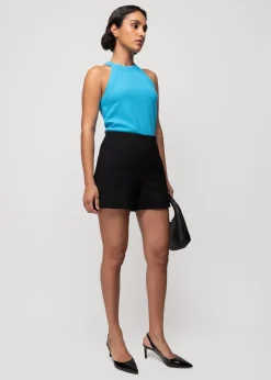 Vanilia Rib Haltertop<Vrouw Basics