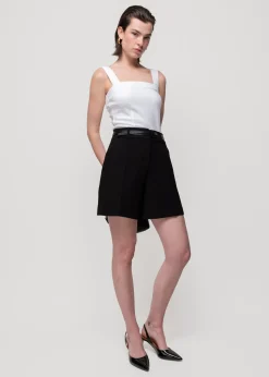 Vanilia Rib Short<Vrouw Basics