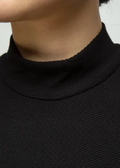 Vanilia Rib Top Met Col<Vrouw Basics