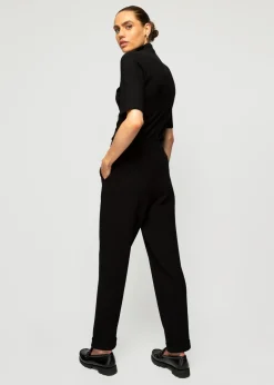 Vanilia Rib Top Met Col<Vrouw Basics