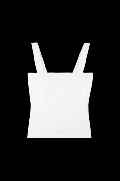 Vanilia Rib Top Met Vierkante Hals<Vrouw Basics