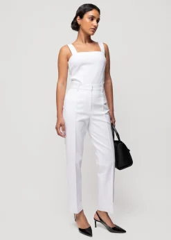 Vanilia Rib Top Met Vierkante Hals<Vrouw Basics