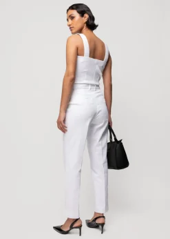 Vanilia Rib Top Met Vierkante Hals<Vrouw Basics