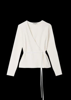 Vanilia Rib Wikkeltop<Vrouw Basics