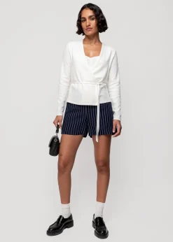 Vanilia Rib Wikkeltop<Vrouw Basics