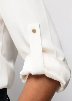 Vanilia Satijnen Blouse<Vrouw Basics