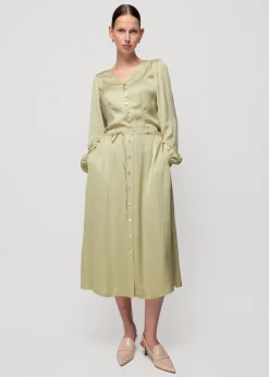 Vanilia Satijnen Blouse Met Parelmoer<Vrouw Two-Pieces