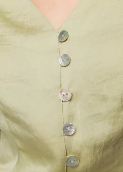 Vanilia Satijnen Blouse Met Parelmoer<Vrouw Two-Pieces