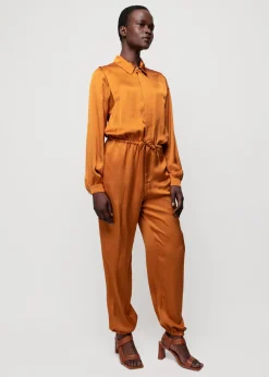 Vanilia Satijnen Jumpsuit<Vrouw Jumpsuits